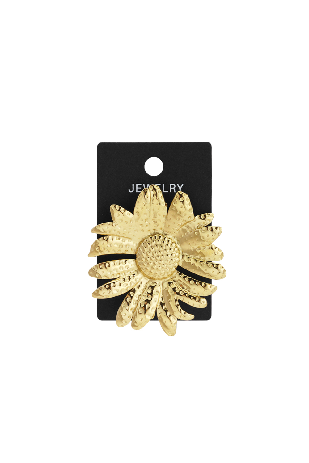 Broche Épingle À Cheveux En Forme De Fleur À Motif Pointillé Image4