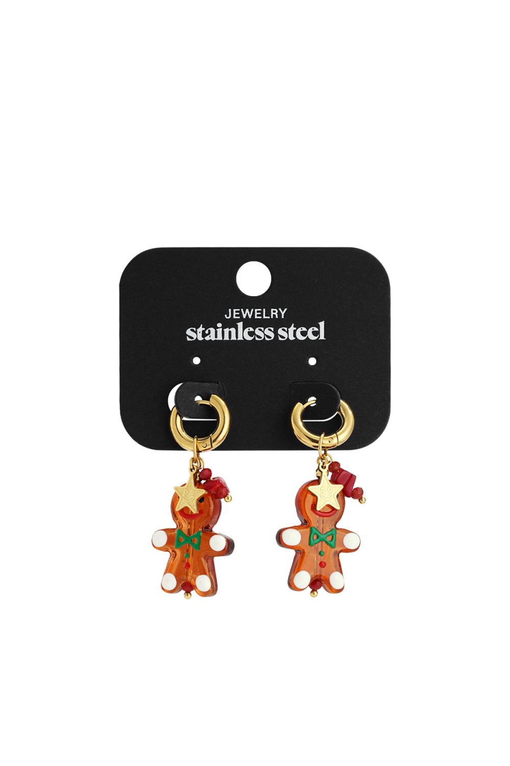 Boucles D'Oreilles Pendantes En Acier Inoxydable, Série Star Casual Daily Simple, Bijoux Pour Femmes h5Image5