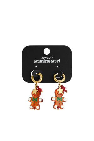Boucles D'Oreilles Pendantes En Acier Inoxydable, Série Star Casual Daily Simple, Bijoux Pour Femmes h5 Image5