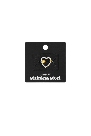 Bagues En Acier Inoxydable Pour Femme, Style Décontracté Et Simple, Série Cœur, Bijoux Pour Femmes h5 Image4