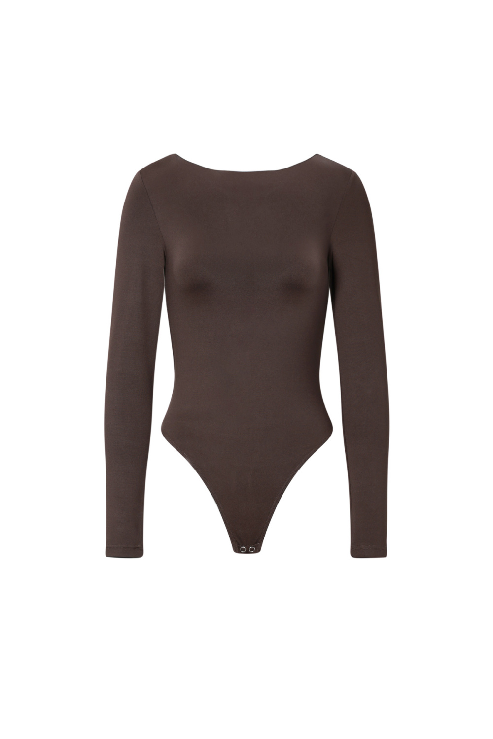 Body Moulant En Nylon Tricoté Basique Couleur Unie 