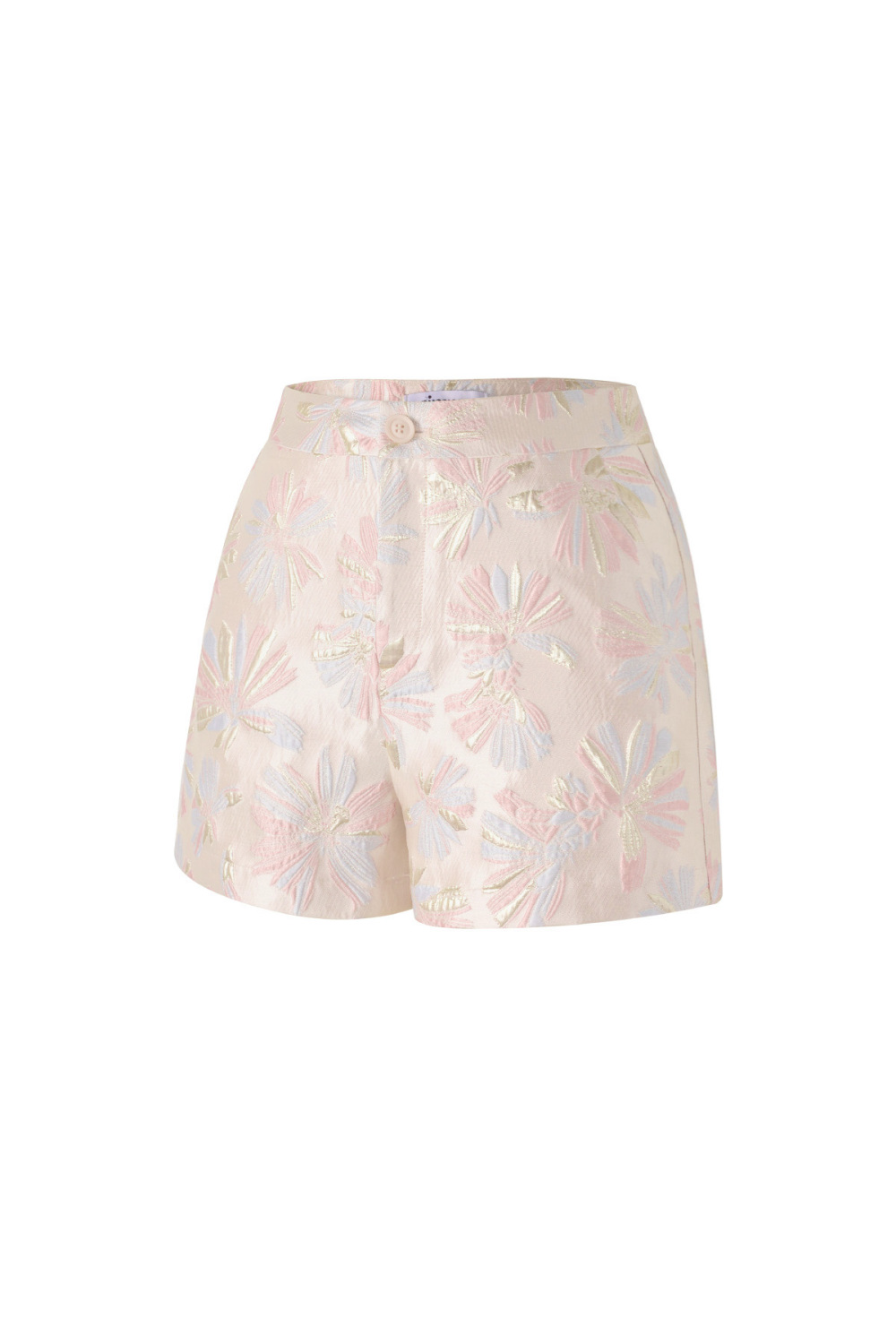 Shorts Femme En Fibre De Polyester Tissée Imprimé Floral Élégant Image2