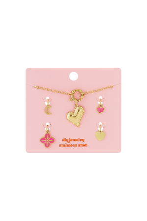 Collier Diy En Forme De Gros Cœur h5 Image4