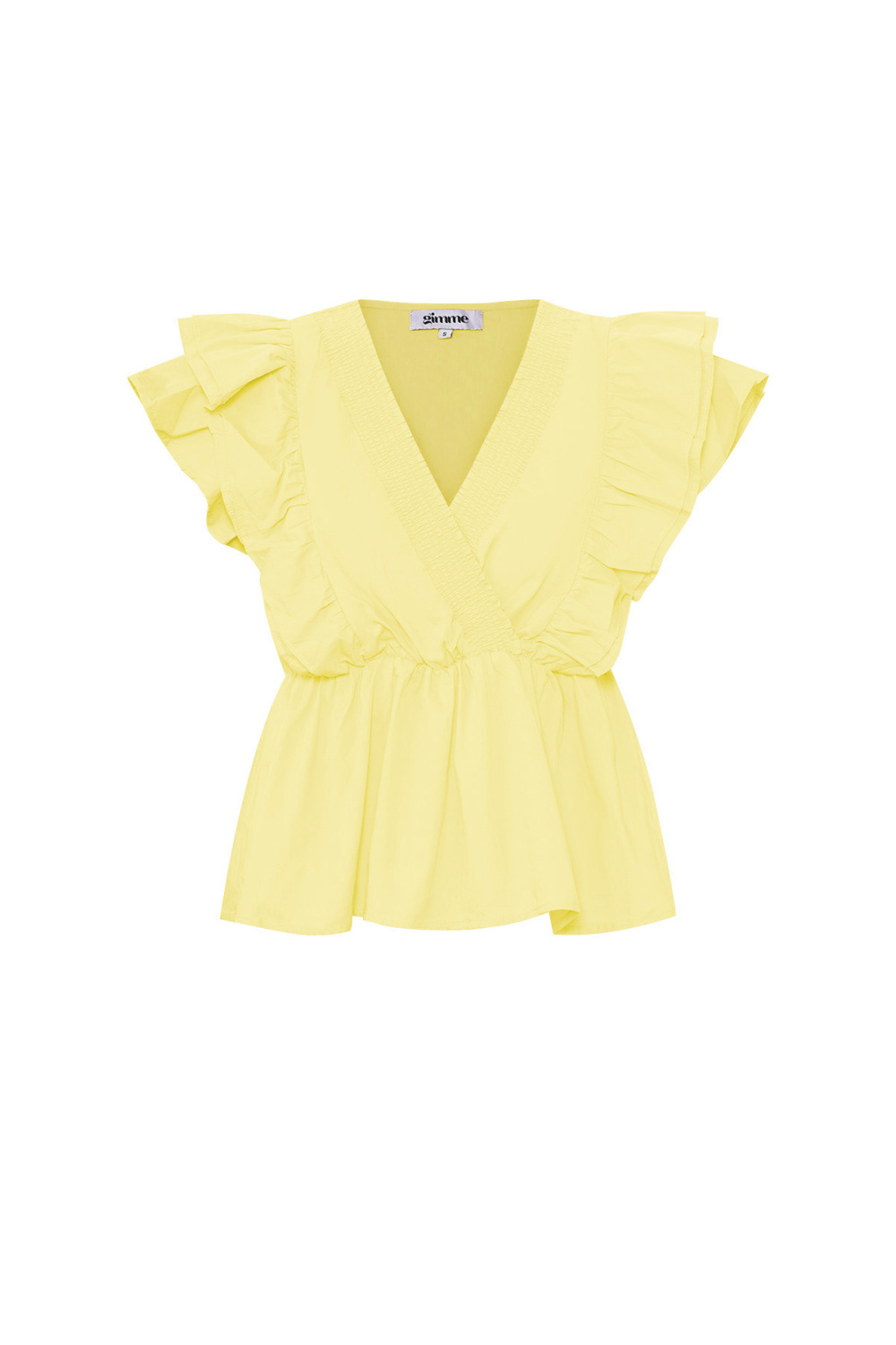 Blouse Sans Manches Tissée Élégante Bordure Frangée Couleur Unie Printemps/Été 