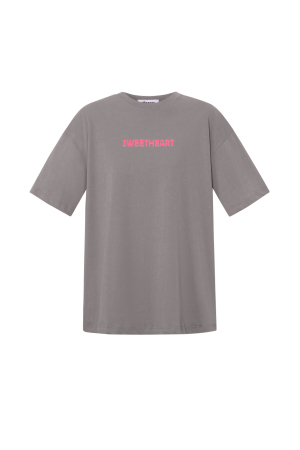 T-Shirt Femme Tricoté Casual Lettres h5