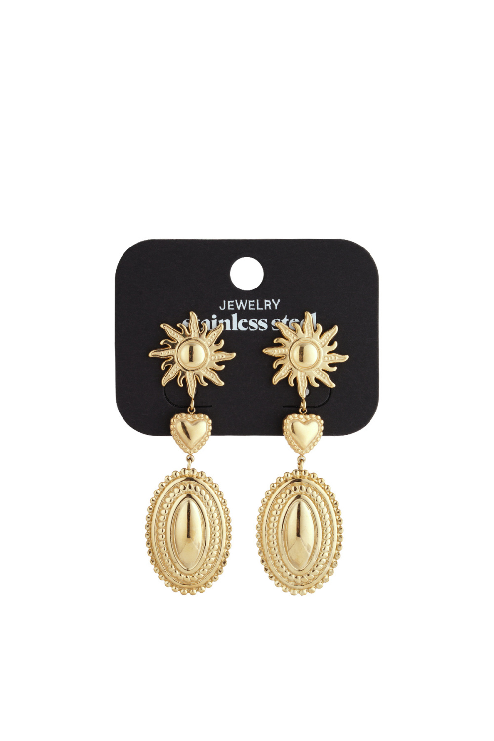 J'Adore Les Boucles D'Oreilles Pendantes Soleil Image4