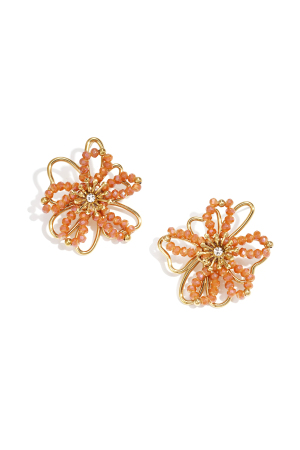 Boucles D'Oreilles À Tige En Acier Inoxydable, Style Décontracté Et Simple, Série Fleur, Bijoux Pour Femmes h5 