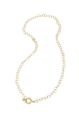 Bracelet-Collier 2 En 1 Avec Maillons En Forme De Cœur h5 
