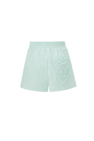 Cotton Woven Shorts Femme Casual Stripes h5 Image3