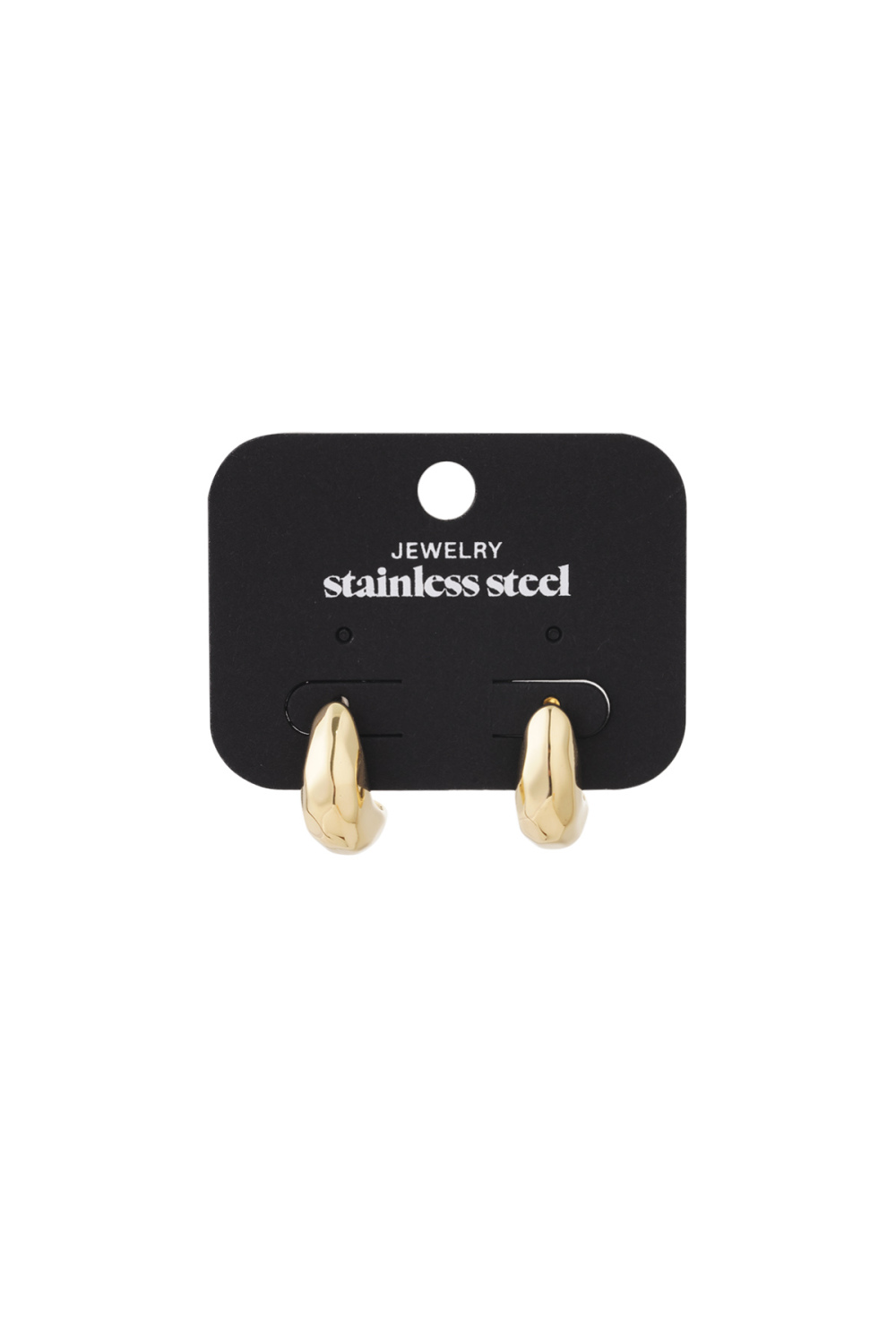 Boucles D'oreilles Lune Structurée Image5