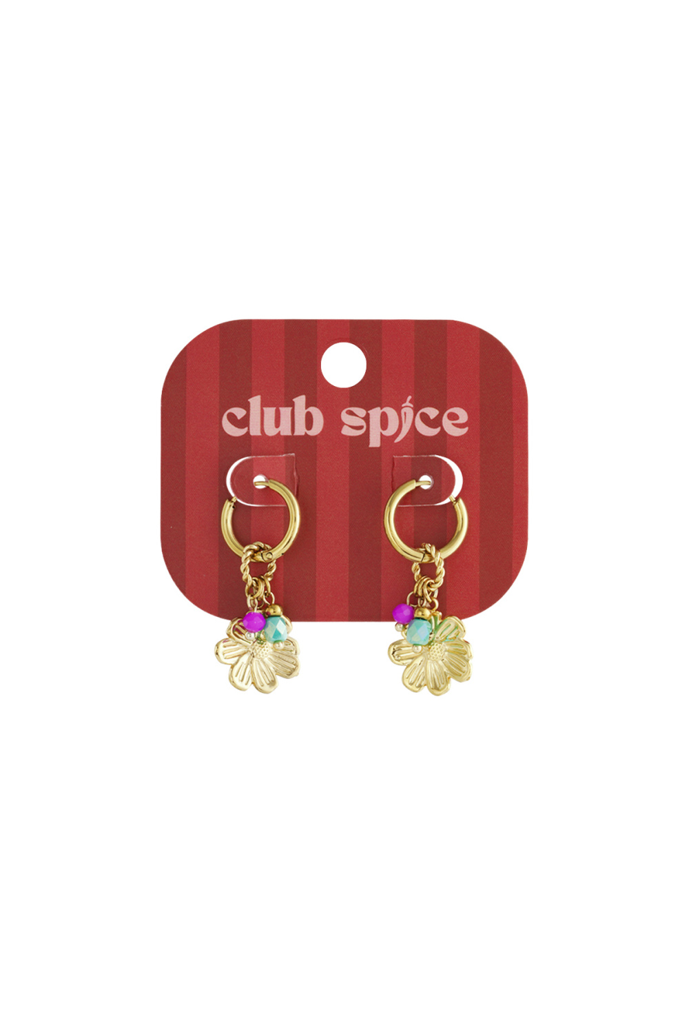 Boucles D'Oreilles Flower Happy Charm h5Image5