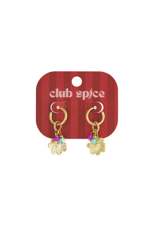 Boucles D'Oreilles Flower Happy Charm h5 Image5