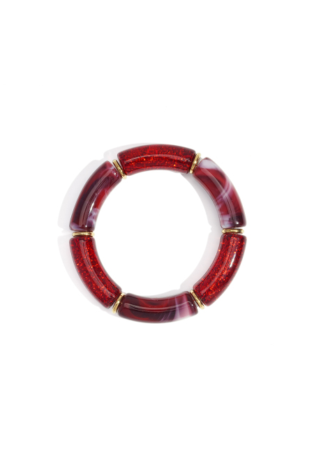 Bracelets en perles acryliques, série rétro classique quotidienne, bijoux pour femmes