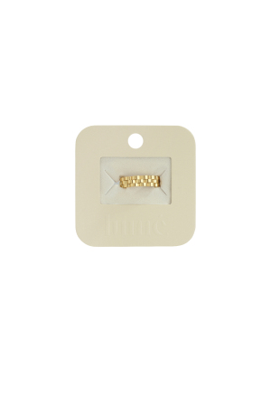 Bagues Minimalistes En Acier Inoxydable De Forme Irrégulière Simple Daily Simple Series Bijoux Pour Femmes h5 Image4