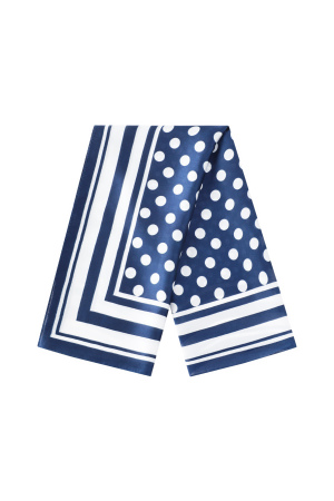 Écharpes D'Été À Pois, Décontractées, En Polyester, Accessoires Quotidiens h5 