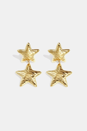 Boucles D'Oreilles Pendantes En Acier Inoxydable, Collection Étoile, Style Décontracté Et Simple Pour Femmes h5 