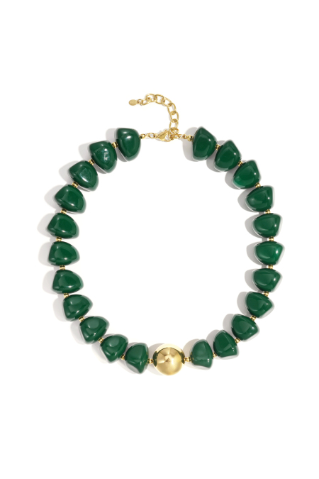 Colliers de perles en acrylique, série rétro classique quotidienne, bijoux pour femmes