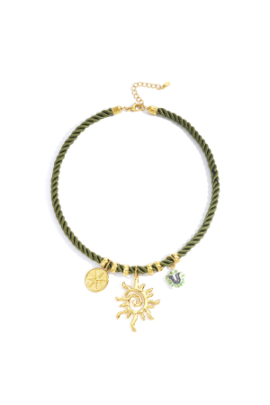 Colliers Pendentifs En Polyester Soleil Casual Daily Simple Series Bijoux Pour Femmes h5 