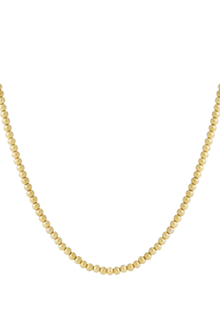 Collier de perles solides - 6 mm