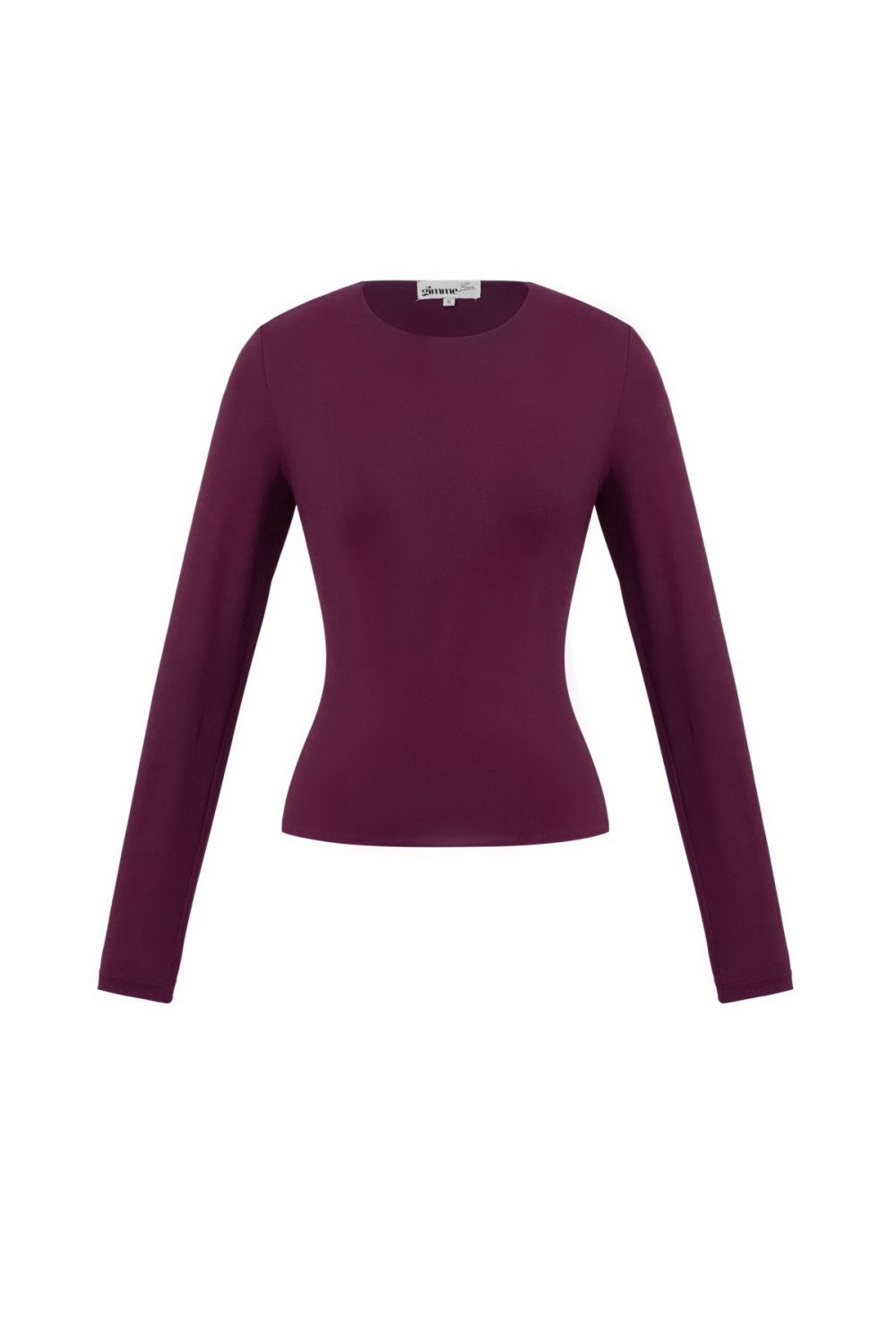 Pull En Nylon Tricoté Femme Manches Longues Basique Couleur Unie 