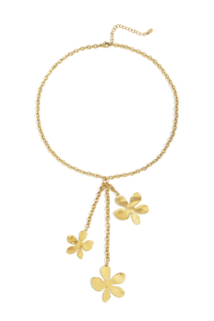 Colliers Pendentifs En Acier Inoxydable Fleur Casual Daily Simple Série Bijoux Pour Femmes h5