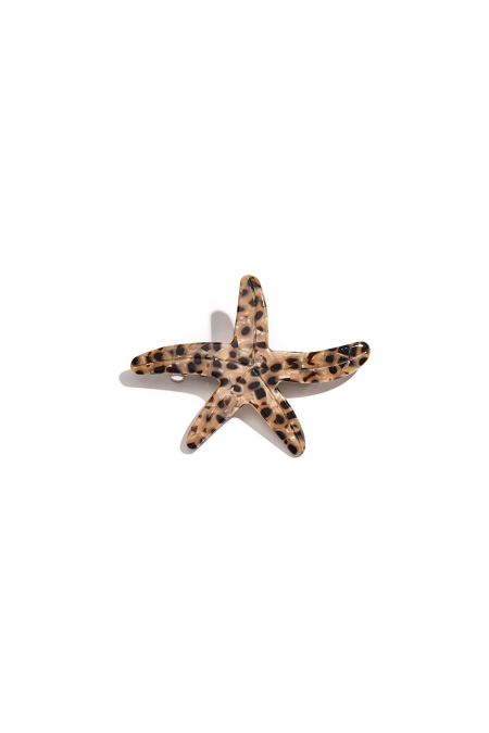 Pinces à cheveux en forme d'étoile de mer, imitation feuille d'acétate, accessoires du quotidien