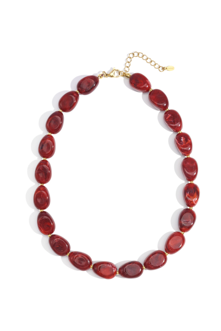 Colliers de perles en acrylique, série décontractée, simple et quotidienne, bijoux pour femmes