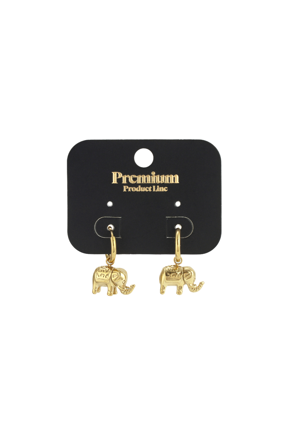 Boucles D'Oreilles Éléphant h5Image4