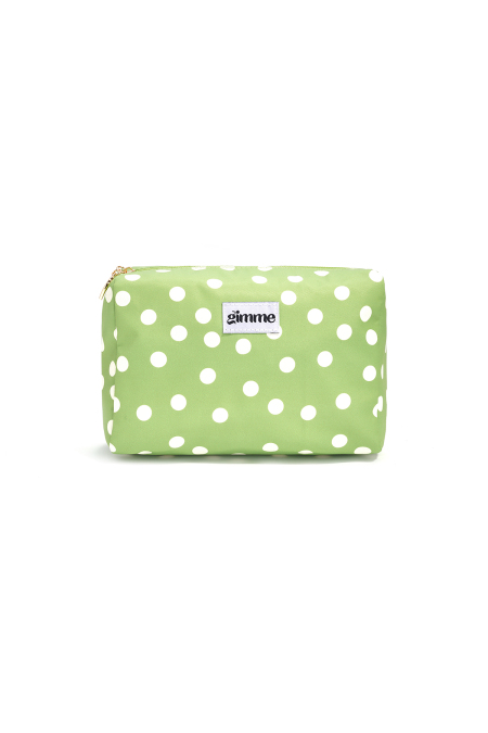 Trousses de maquillage à pois en polyester, accessoires quotidiens décontractés