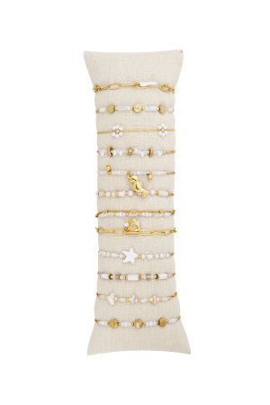 Ensemble De Bracelets Island Girl - Couleur Or Blanc h5