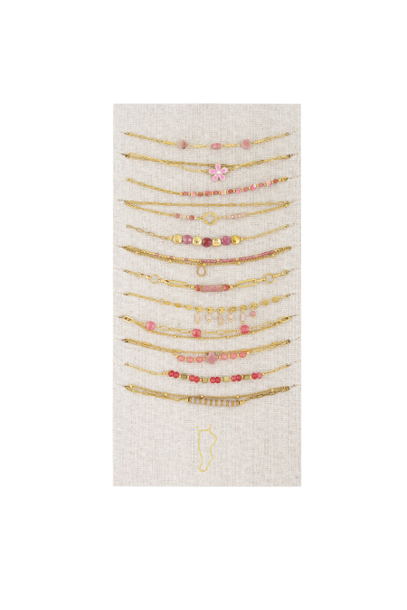 Ensemble de bracelets de cheville ferme fleurie