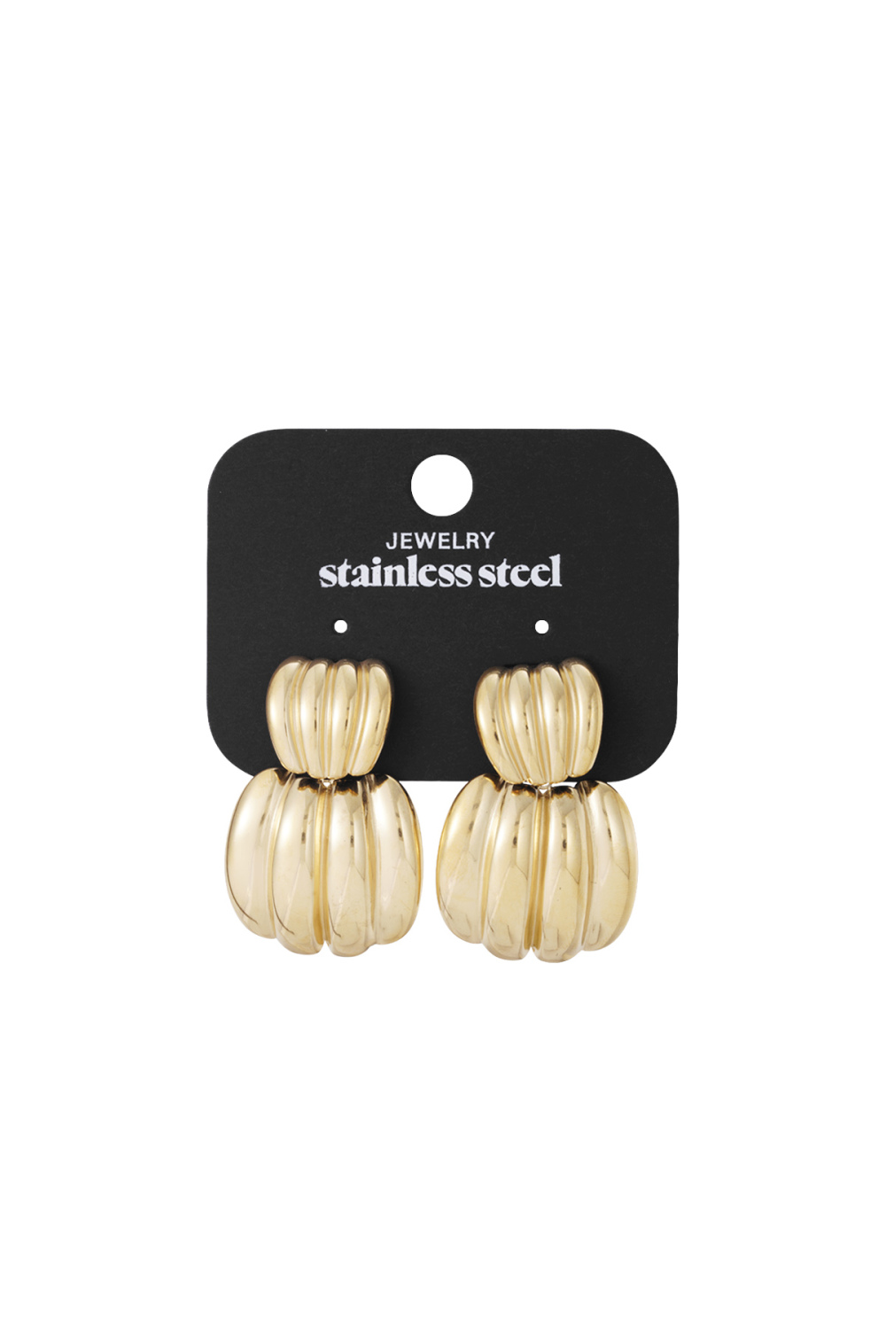 Boucles D'Oreilles À Tige En Acier Inoxydable, Style Géométrique, Décontracté, Simple, Pour Femme Image4