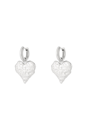 Boucles D'Oreilles Coeurs Texturés h5 Image4