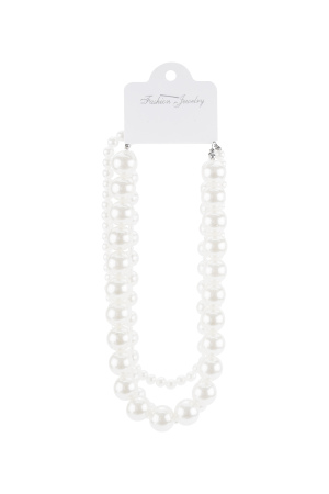 Collier Superposé De Grosses Perles h5 Image3