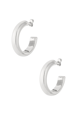 Boucles D'Oreilles Créoles Épaisses h5 Image3