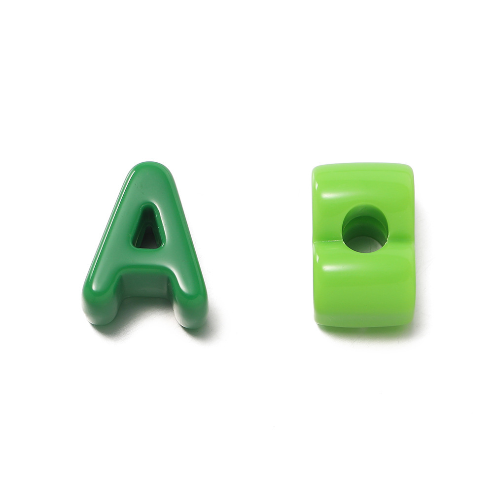 10 Perles À Lettres Ccb Pour Bijoux À Faire Soi-Même 