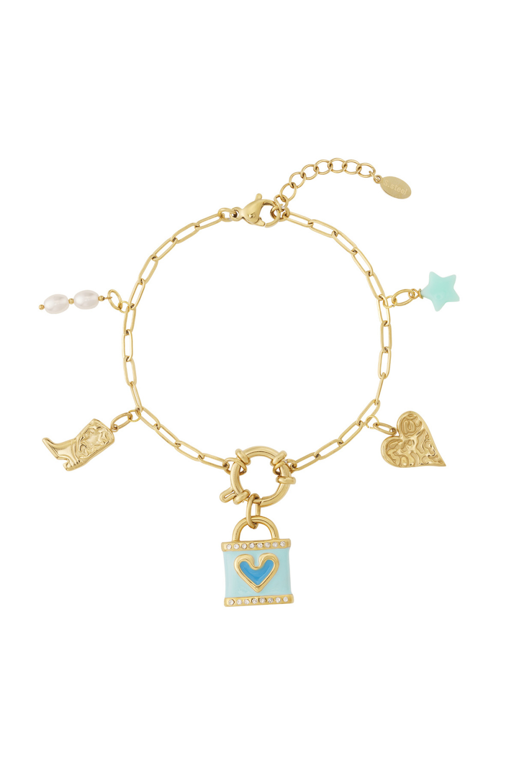 Bracelet D'Amour Bleu Diy Image2