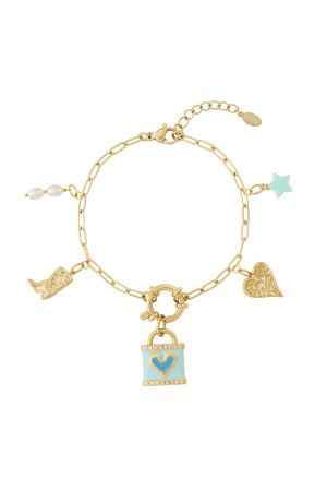 Bracelet D'Amour Bleu Diy h5 Image2