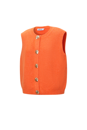 Veste Tricotée Fibre De Polyester Femme Tricotée Décontractée Couleur Unie h5 Image2