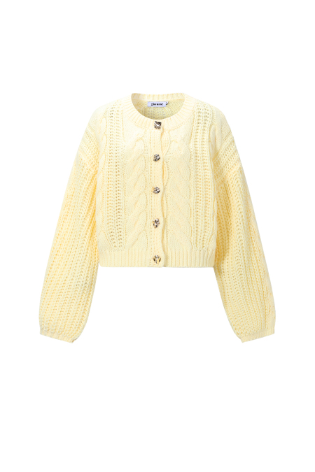 Gilet en maille torsadée 2