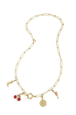 Collier Et Bracelet 2 En 1 Avec Maillons Texturés h5 Image4