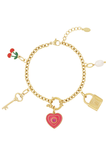 Bracelet DIY en forme de cœur 2