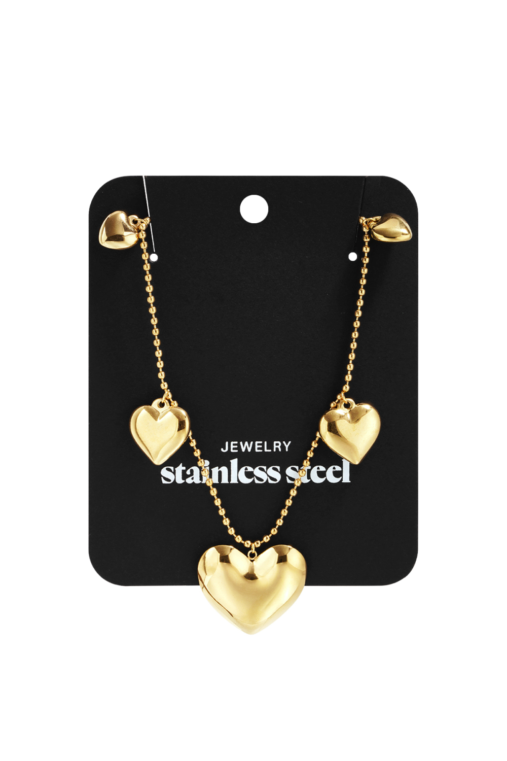 Collier Avec Des Perles Et Des Cœurs De Formes Différentes Image5