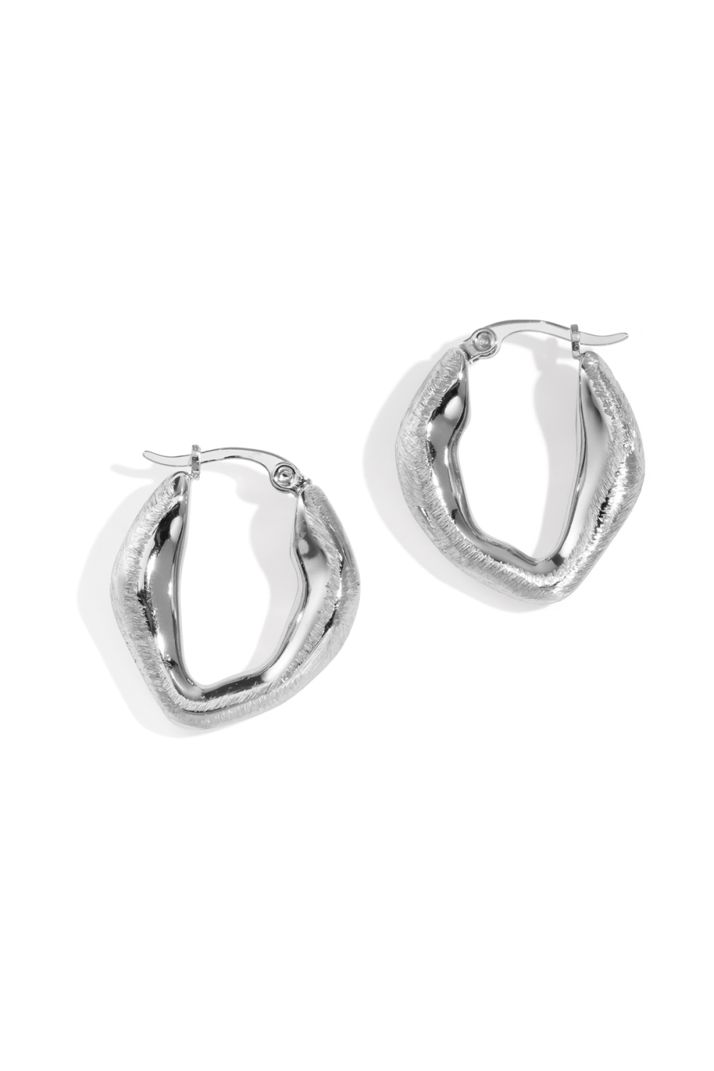 Boucles D'Oreilles Créoles Cercle Casual Daily Simple Series Bijoux Pour Femmes Image3
