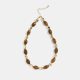 Collier - couleur café/Taille unique