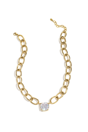 Chaîne À Maillons Avec Pendentif Imposant h5 