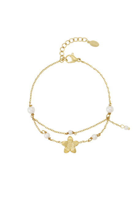 Bracelet fleur double trouble