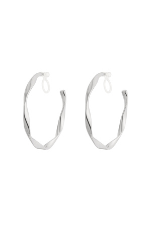 Boucles D'Oreilles À Clip Twist Hoops h5 Image3