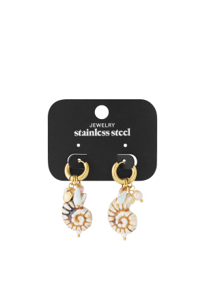 Boucles D'Oreilles Coquillages Fous h5 Image4