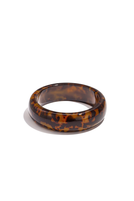 Bracelet en résine léopard